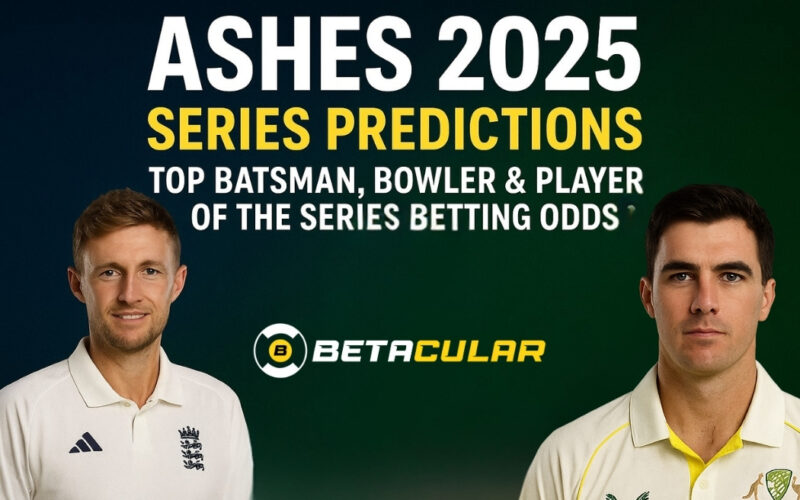 Ashes 2025 Series Predictions: Top Batsman, Bowler & Player of the Series Betting Odds