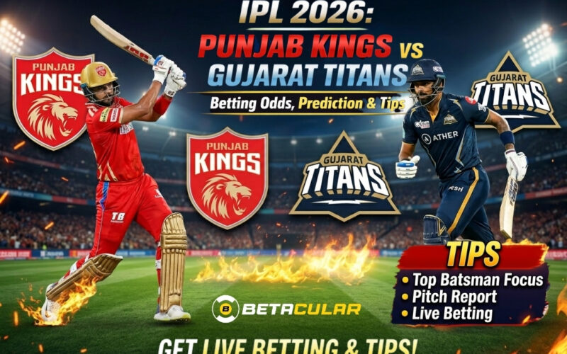 Punjab Kings vs Gujarat Titans IPL 2026 Betting Odds, Prediction & Tips